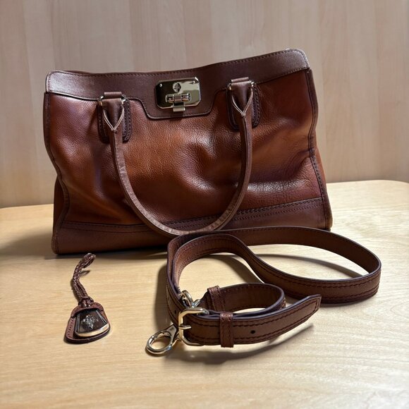 Cole Haan Brown Leather tote - Picture 3 of 11